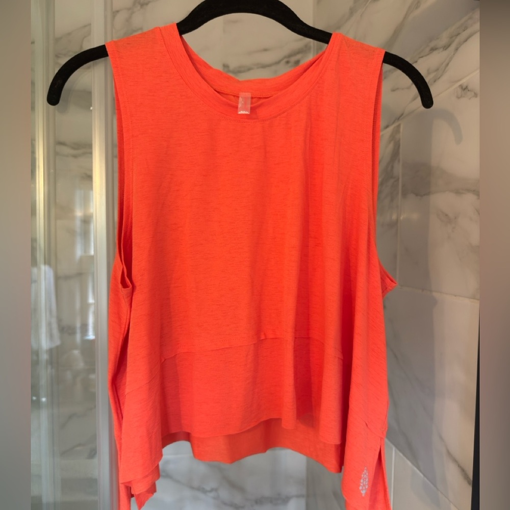 Free People Movement Tempo tank in Neon Coral Sz Small